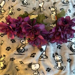 Dahlia Bush flowers set of 3 branches